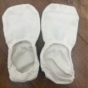 Used/Worn Men’s Jockey All-White Low Profile Socks